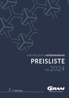 GRAM BioLine Preisliste 2023